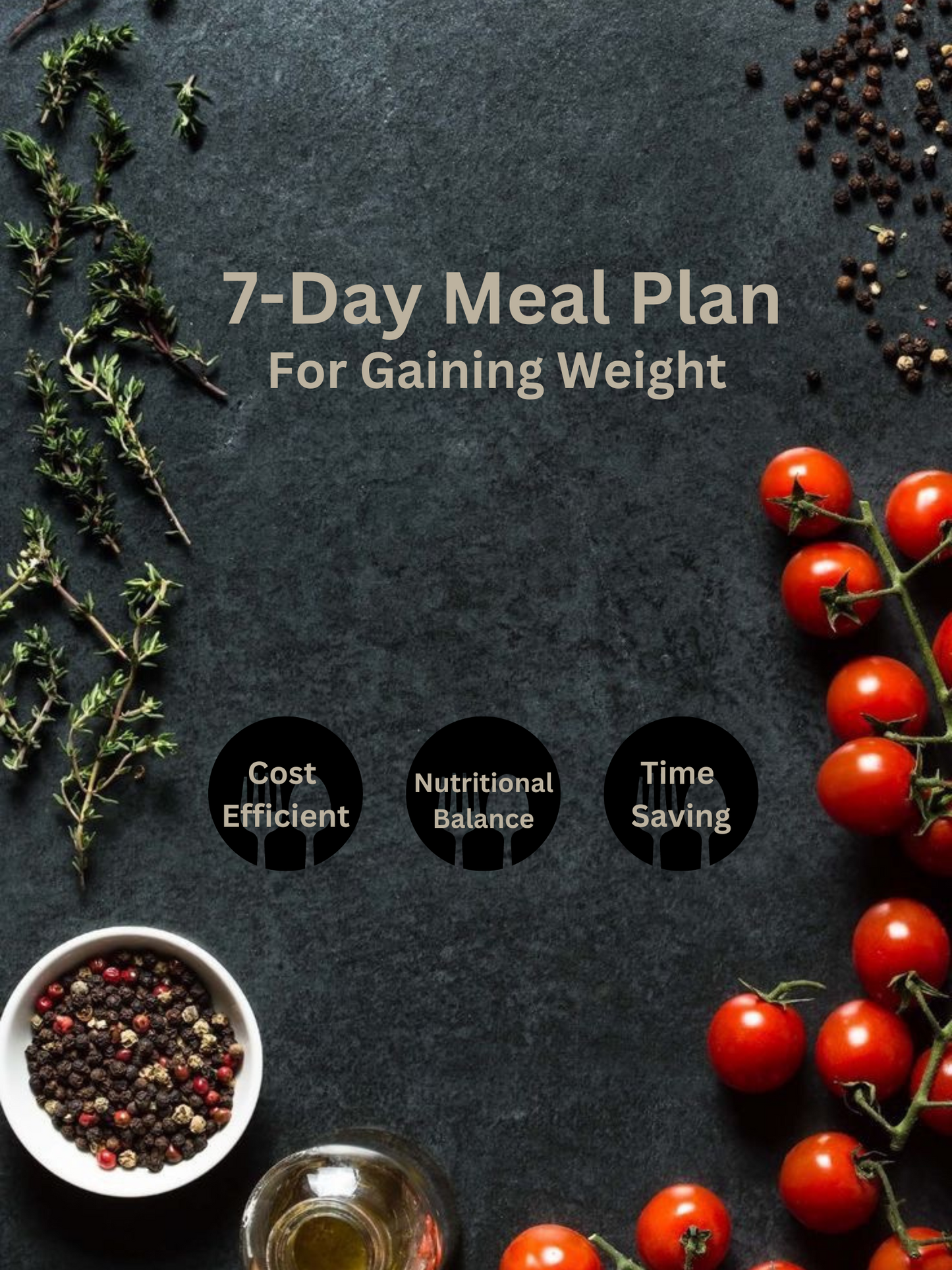 7-Day Meal Plan for Weight Gain